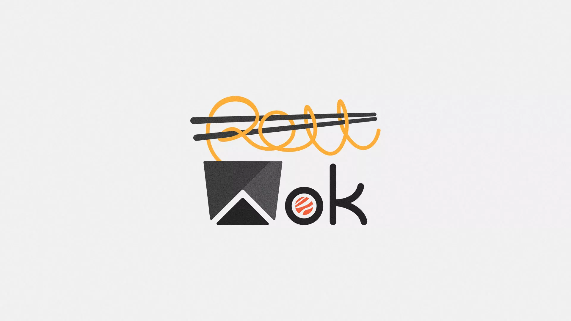 Разработка логотипа в Сестрорецке для суши-бара «Roll Wok Club» Разработка логотипа в Сестрорецке для суши-бара «Roll Wok Club»